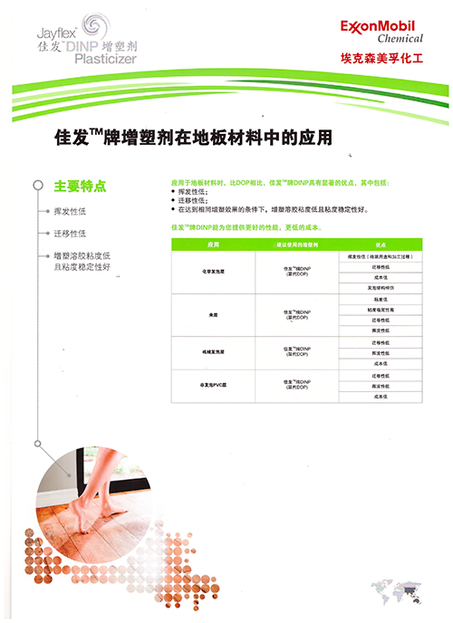 DINP在地板材料中的應(yīng)用
